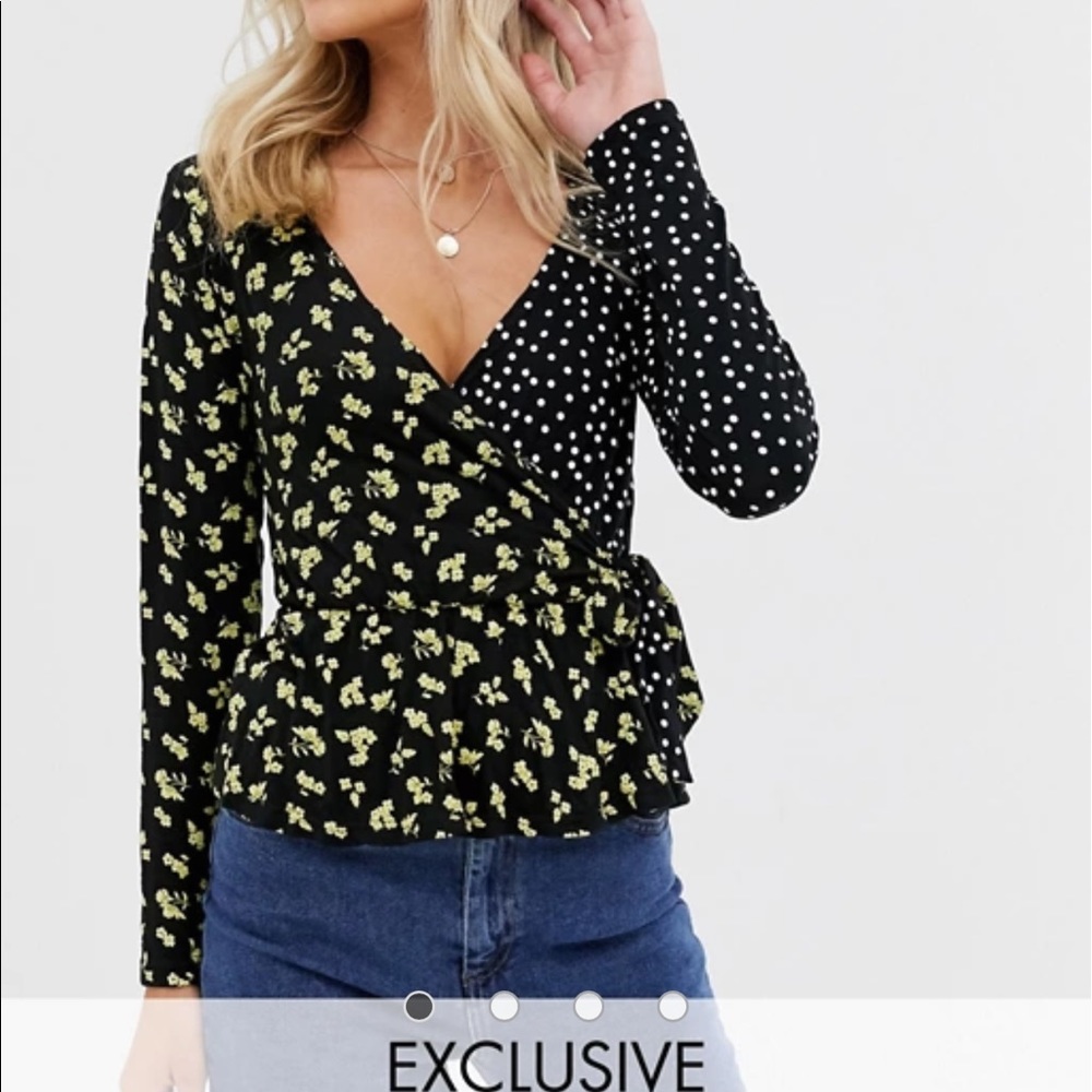 Wednesday’s Girl floral blouse